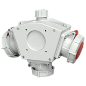 Комбинация розеток серии DELTA BOX 92893 IP68 Mennekes