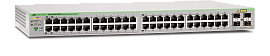 Коммутатор веб-смарт, 44*10/100/1000TX + 4 Combo*1000T/SFP, 24 порта POE 370 Вт AT-GS950/48PS-50 Allied Telesis
