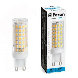 Лампа светодиодная LB-434 JCD 9Вт 780Лм 230В G9 6400K  38148 Feron