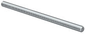 Шпилька резьбовая М8х1000 DIN 975 IEK CLW10-TM-08-1-R IEK