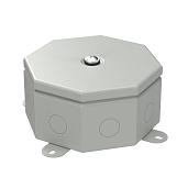 Коробка металлическая Октагон серая 130х130х63 70-0100-7035 Промрукав