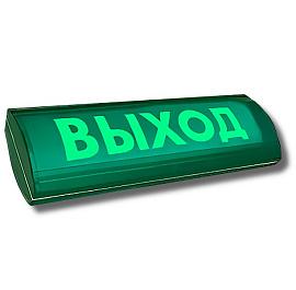 Оповещатель охранно-пожарный световой (табло) ЛЮКС-24 СН Д "Выход" Электротехника и Автоматика