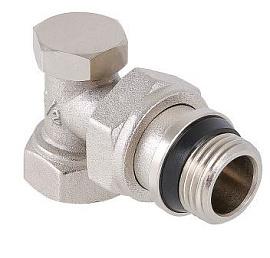 Клапан запорно-балансировочный угловой 1/2" настроечный с уплотнением VALTEC VT.019.NR.04