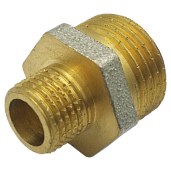 Ниппель латунный переходнный 1"х1/2" НР 9023 ГОСТ 32585-2013 Aquasfera 9023-04