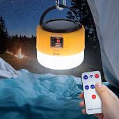 Фонарь светодиодный 5Вт KA-601 Пегас кемпинг аккумулятор с USB солнечная батарея пульт управления Б0054043 ЭРА