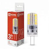 Лампа светодиодная LED-JC 3Вт 12В G4 4000К 290Лм 4690612036021 IN HOME