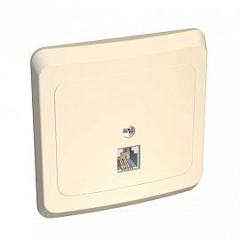 Розетка телефонная RJ11 ЭТЮД скрытой установки кремовый TELC-001K Schneider Electric