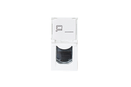 Розетка информационная UTP 1хRJ45 22,5х45 cat5e 200006 SPL