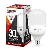 Лампа светодиодная 30 Вт E27 HP 6500К 2700Лм матовая 230В трубчатая LED-HP-PRO 4690612031088 IN HOME