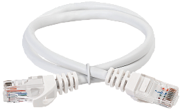Шнур коммутационный кат. 6 UTP LSZH 3м белый PC08-C6UL-3M ITK