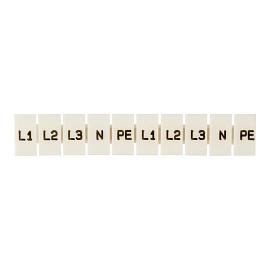 Маркеры для JXB-ST 1,5 с символами "L1, L2, L3, N, PE" (10 шт.) zb-st-1.5-L-1-3 EKF PROxima