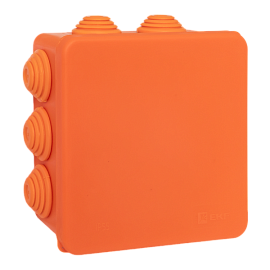 Коробка огнестойкая E45 100х100х50мм с клеммниками 5 полюсов 0,5-6мм2 IP55 HF plc-kmfr-100-506 EKF