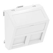 Корпус компьютерной розетки Modul45 тип OBO (наклонный) 45x45 мм (белый) 6119298 OBO Bettermann