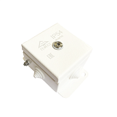 Коробка монтажная огнестойкая, 86х86х62 мм, -40°С...+60°С КМ-О (8к)-IP55 0808, 4 ввода Гефест