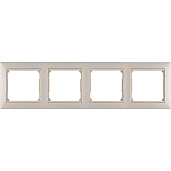 Изображение товара Рамка для розеток и выключателей 4 поста Valena скрытой установки горизонтальная бежевый 774354 Legrand