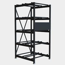 Стеллаж 5 полочный 2 ряда 800х935х1855 R5N2R809318AT Systeme Electric