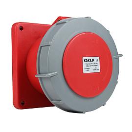 Розетка 345-125А-6h-380AC-3P+PE+N-IP67 309435 КЭАЗ