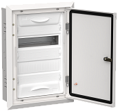 Корпус металлический ЩРв-24 (1х24) 505х365х130мм IP31 белый (одна дверь) TI5-50-V-024-31 TITAN 5 IEK