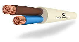 Провод ПВС 2х4 (ПВСУ 2х4) Дмитровкабель (4м)