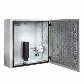 Термошкаф климатический уличный навесной с обогревом IP66 600х600х210  мм МАСТЕР 4 УТ Телеком-Мастер