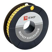Маркер-кабельный 2,5кв.мм "B" (к-1000ед) (ЕС-1) (plc-KM-2.5-B) /1рул/ EKF