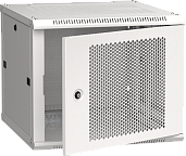 ITK Шкаф LINEA W 9U 600x600 мм дверь перфорированная, RAL7035 LWR3-09U66-PF IEK