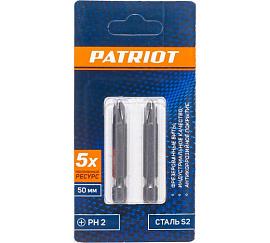 Бита EDGE by PATRIOT PH2, сталь S2, длина 50 мм, 2шт в блистере 818010028 PATRIOT