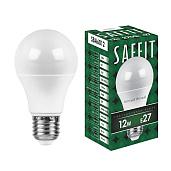 Лампа светодиодная 12 Вт E27 2700K SBA6012 230В А60 55007 Saffit