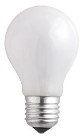 Лампа накаливания 40Вт A55 240V 40W Е27 frosted матовая  (БМТ 230-40-5) .3326654 Jazzway