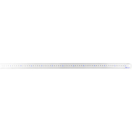 Линейка 600 × 28 × 0.7 мм, нерж.сталь КОБАЛЬТ 243-394