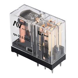 Реле промежуточное РП slim 22/2 5A 24В DC AVERES rps-22-2-24DC EKF