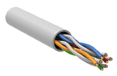 Кабель витая пара U/UTP категория 5e 4 пары AWG24 LSZH белый GENERICA BC1-C5E04-128-305-G ITK