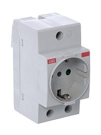 Розетка щитовая 2Р+N 16A M1173  2CSM110000R0701 ABB