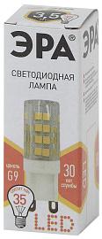Лампа светодиодная 3,5 Вт G9 JCD 2700К 280Лм 170-265В капсульная ( LED JCD-3,5W-CER-827-G9 ) Б0027861 ЭРА