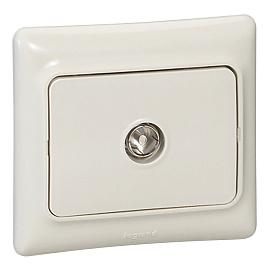Розетка ТВ простая  782145 Kaptika бежевый Legrand