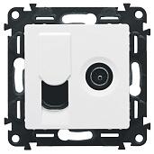Панель лицевая Valena LIFE для розетки TV+RJ45 телевизионной+компьютерной белый 754830 Legrand