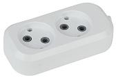 Колодка 2 гнезда, без заземления KX-2 Б0028330 ЭРА