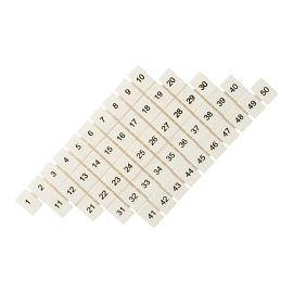 Маркеры для JXB-ST 2,5 с нумерацией 1-50 (100 шт.) zb-st-2.5-1-50 EKF PROxima