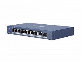 Коммутатор неуправляемый 8-портовый гигабитный DS-3E0510P-E/M HikVision