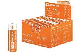 Батарейка (элемент питания) LR6 АА Alkaline 1,5V PAK-96 SQ1702-0005 TDM