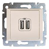 Розетка USB Valena скрытой установки слоновая кость для зарядки двойная 774170 Legrand