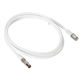 Шнур переход RJ45-coax (IEC+F)