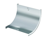 DKC 38201INOX Крышка на угол CS 90 вертикальный внутренний 90 основание 80, нержавеющая
