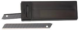 Лезвие  сегментированные BLACK MAX, 9х80х0,38мм, 13 сегментов, 10шт OLFA OL-ABB-10B