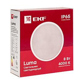 Светильник светодиодный ЖКХ круг ДПО-2001 8Вт 4000K IP65 BKL-2001-R-8-4000 EKF PROxima