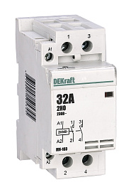 Контактор модульный 2НО 32А 230В МК-103 18071DEK DEKraft SE