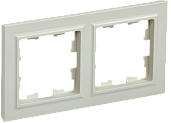Рамка 2-местная РУ-2-БрКр бежевый BR-M22-K10 BRITE IEK
