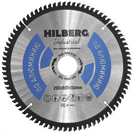 Диск пильный Hilberg Industrial Алюминий 200*30*80Т HA200