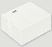 Коробка настенная универсальная, 1-портовая, белая 12B-04-01WT-2 Eurolan