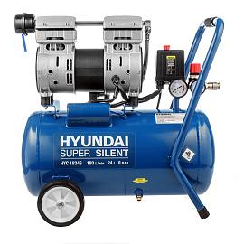 Компрессор безмасляный HYUNDAI HYC 1824S поршневой, бесшумный.